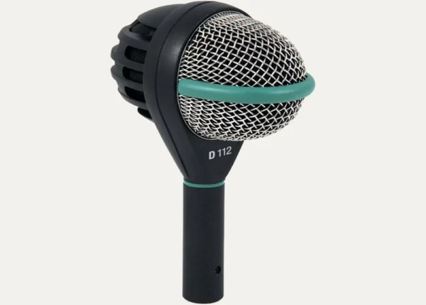 AKG D112 kick drum microphone designed for bass drum and low frequency instruments