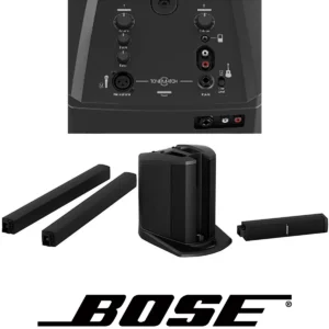 Bose L1 Compact portable line array PA system with integrated mixer and detachable speaker columns.