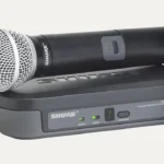 shure pg58 wireless microphone system with receiver