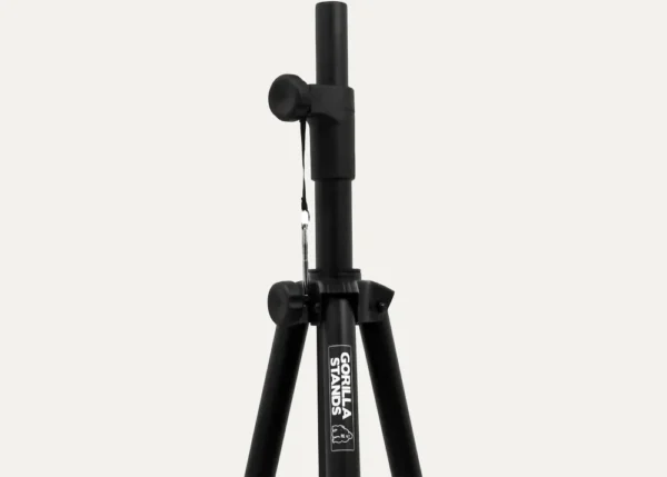 adjustable speaker stand height mechanism safety pin lock