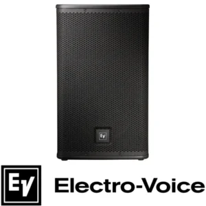 Electro-Voice ELX115 15 inch passive PA speaker front view with EV logo