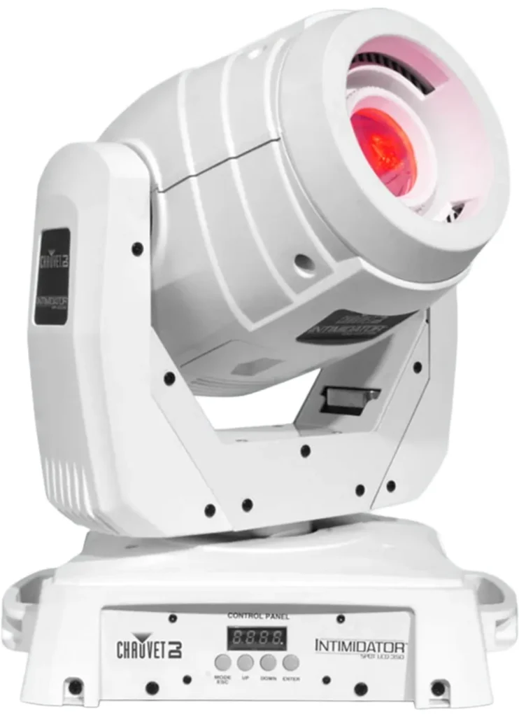 Chauvet Intimidator Spot LED 350 moving head light for event lighting and dancefloor effects