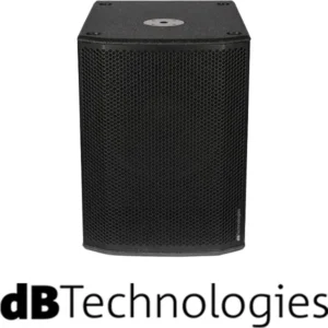 dBTechnologies SUB 615 active 15 inch subwoofer hire for PA sound systems