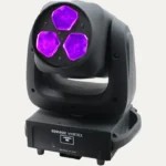 Equinox Vortex RGBW moving head light with purple LEDs
