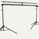 QTX triangle lighting truss stand for DJs, parties and stage lighting hire in Coventry