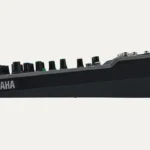 Side profile of Yamaha MG10 compact mixing desk for live sound and event audio